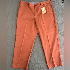 L.L. Bean Men's Lakewashed Khakis in Rust